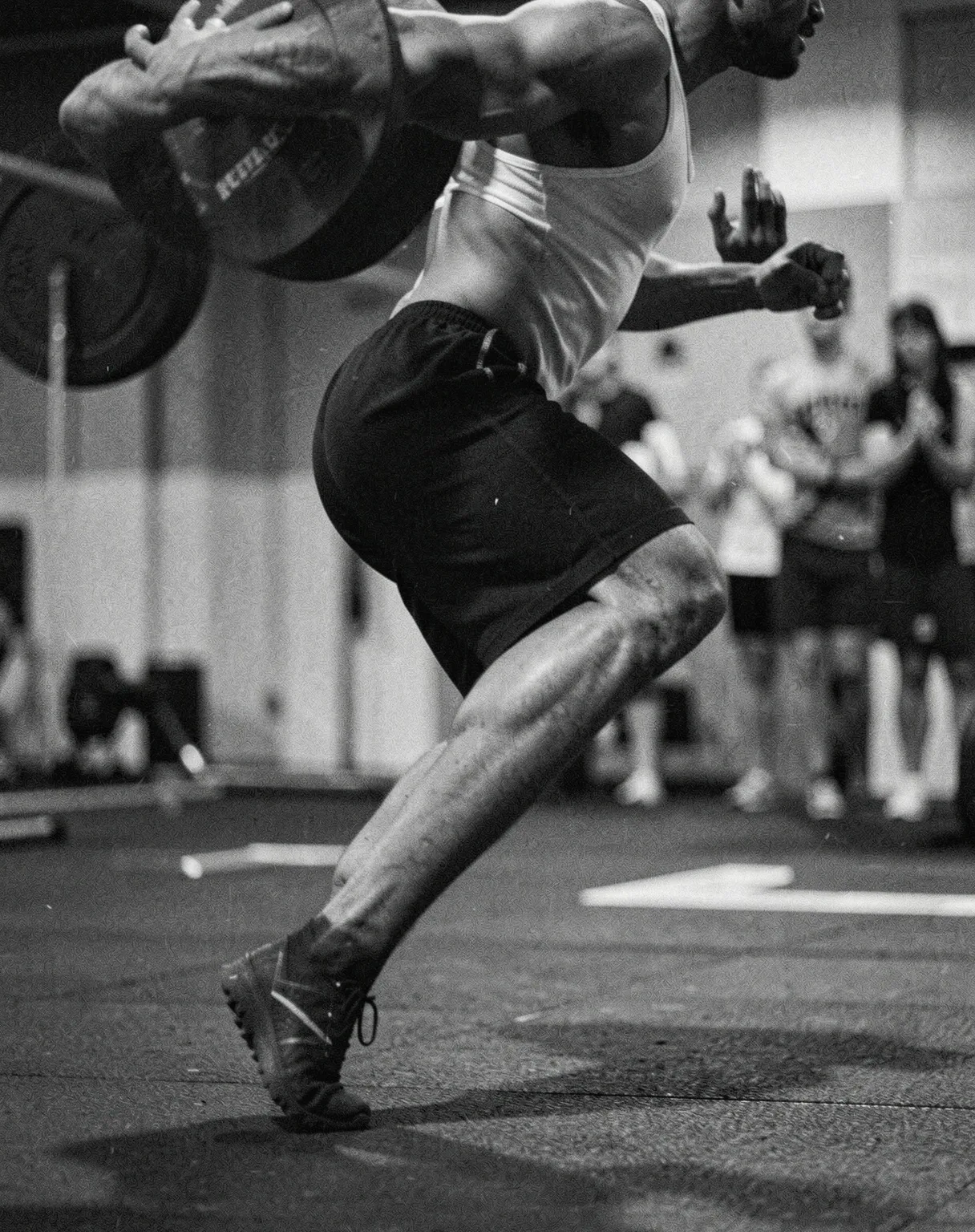 Athlete in motion representing kinetic precision